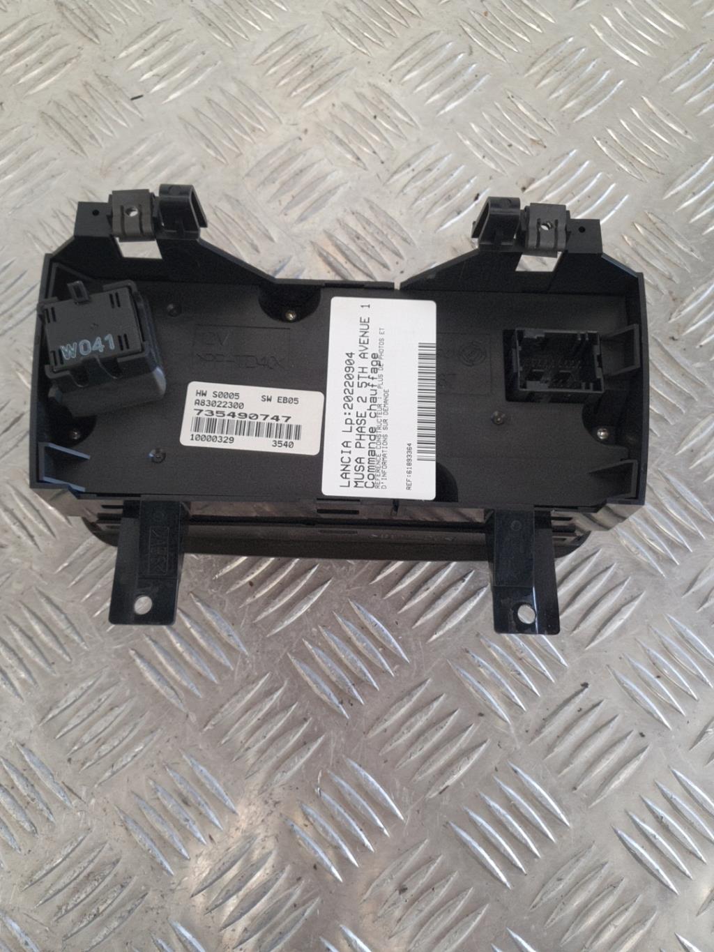 Commande chauffage LANCIA MUSA PHASE 2 Essence - 1