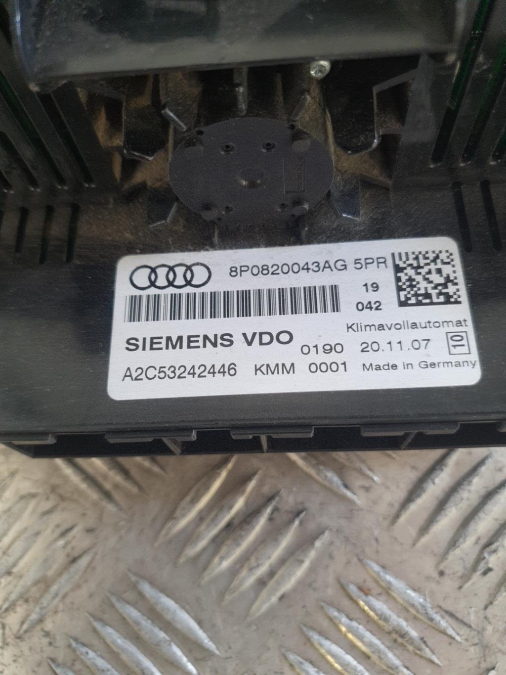 Commande chauffage AUDI A3 2 PHASE 1 Diesel - 1