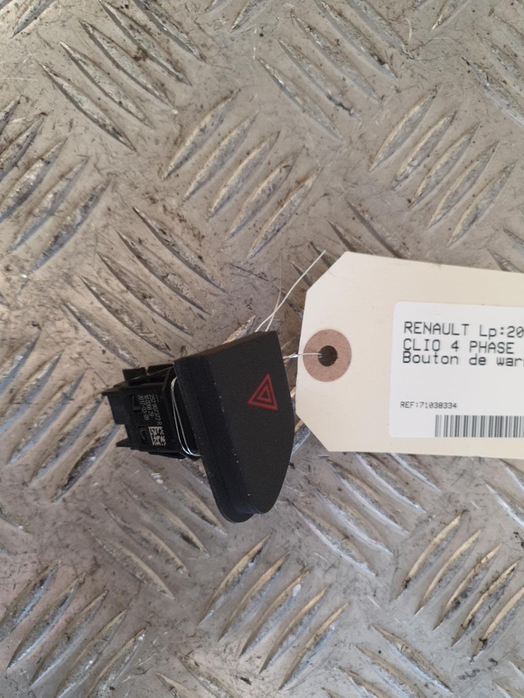 Bouton de warning RENAULT CLIO 4 PHASE 2 Diesel - 1