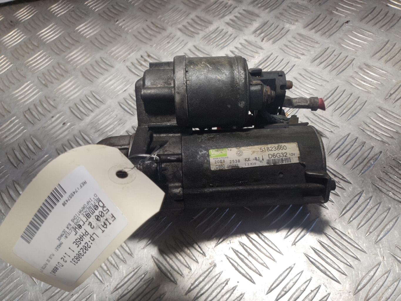 Demarreur FIAT 500 2 PHASE 1 Diesel - 1