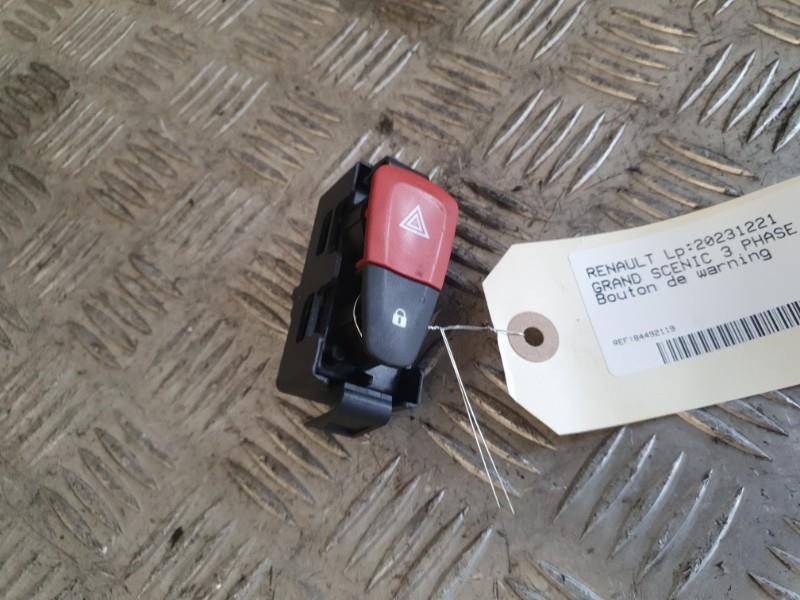 Bouton de warning RENAULT GRAND SCENIC 3 PHASE 1 Diesel - 1