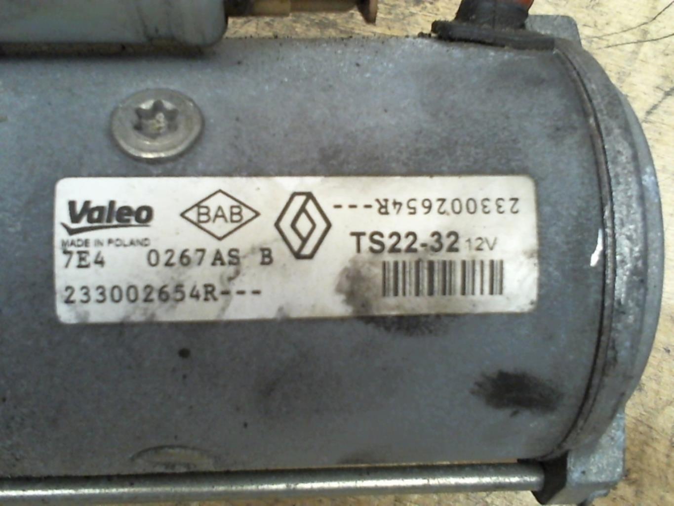 Demarreur RENAULT LAGUNA 3 PHASE 3 Diesel - 1