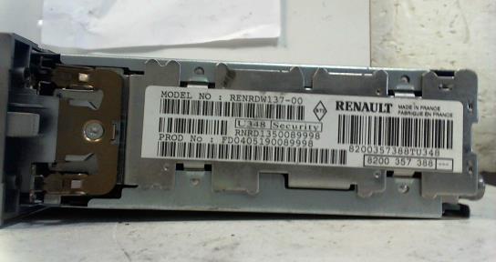 Autoradio d'origine RENAULT MODUS PHASE 1 Diesel - 1
