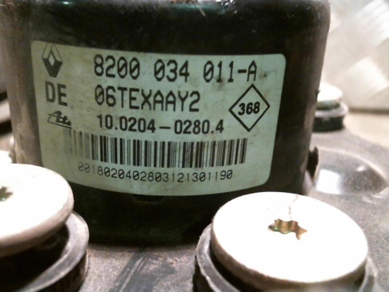 Blocco ABS (antibloccaggio freni) RENAULT TWINGO 1 PHASE 3 Gasolina - 1