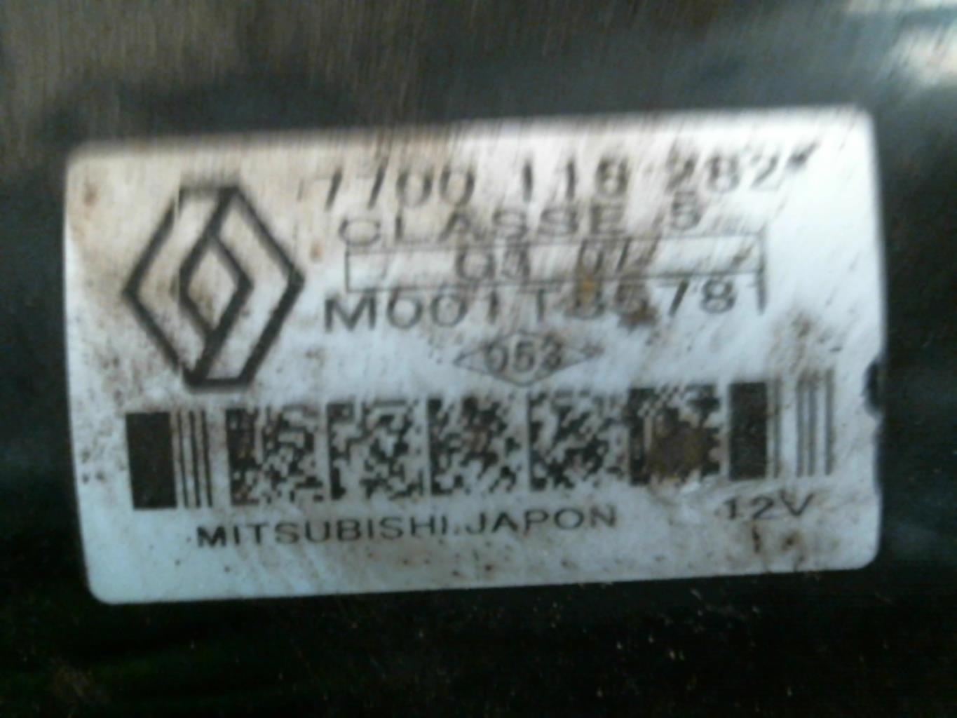 Demarreur RENAULT KANGOO 1 PHASE 2 Diesel - 1