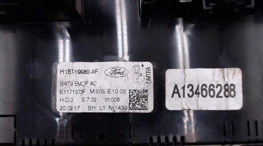 Commande chauffage FORD FIESTA 7 PHASE 1 Diesel - 1