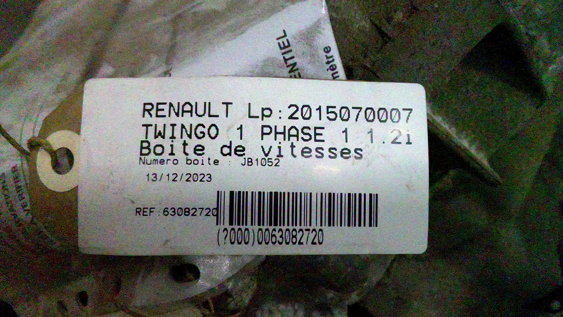 Boite de vitesses RENAULT TWINGO 1 PHASE 1 Essence - 1