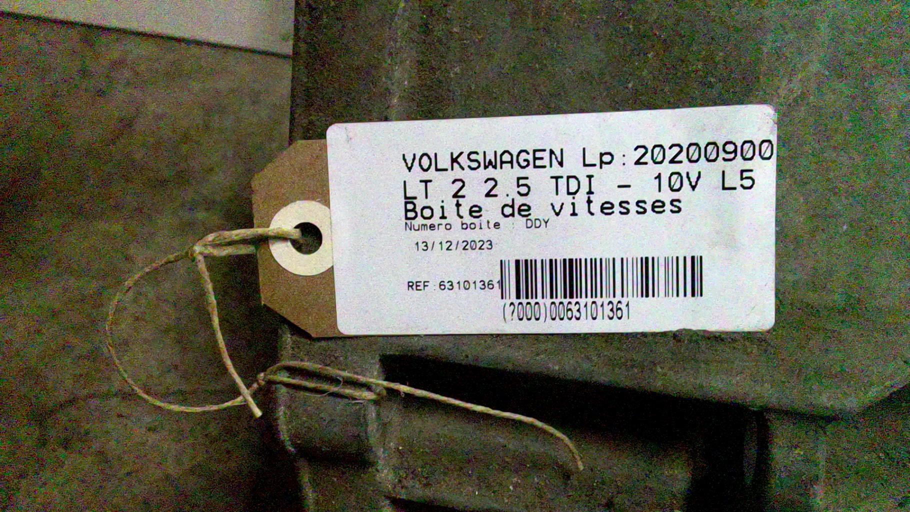 Boite de vitesses VOLKSWAGEN LT 2 Diesel - 1