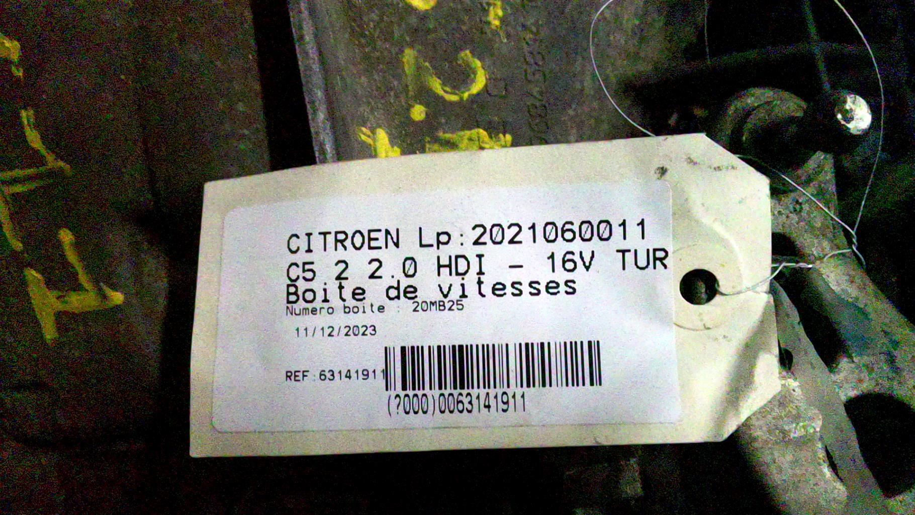 Boite de vitesses CITROEN C5 2 Diesel - 1