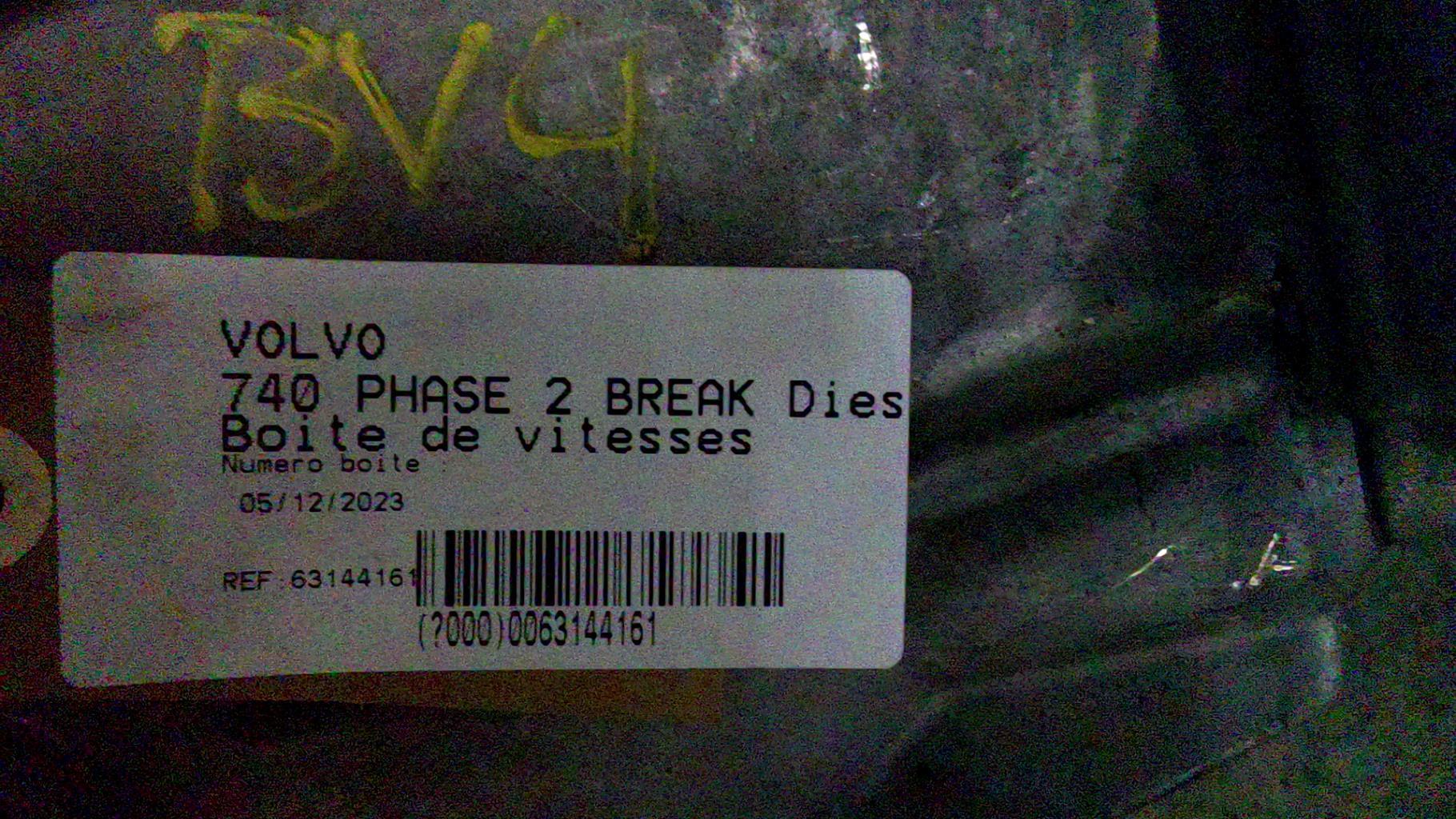Boite de vitesses VOLVO 740 PHASE 2 BREAK Diesel - 1