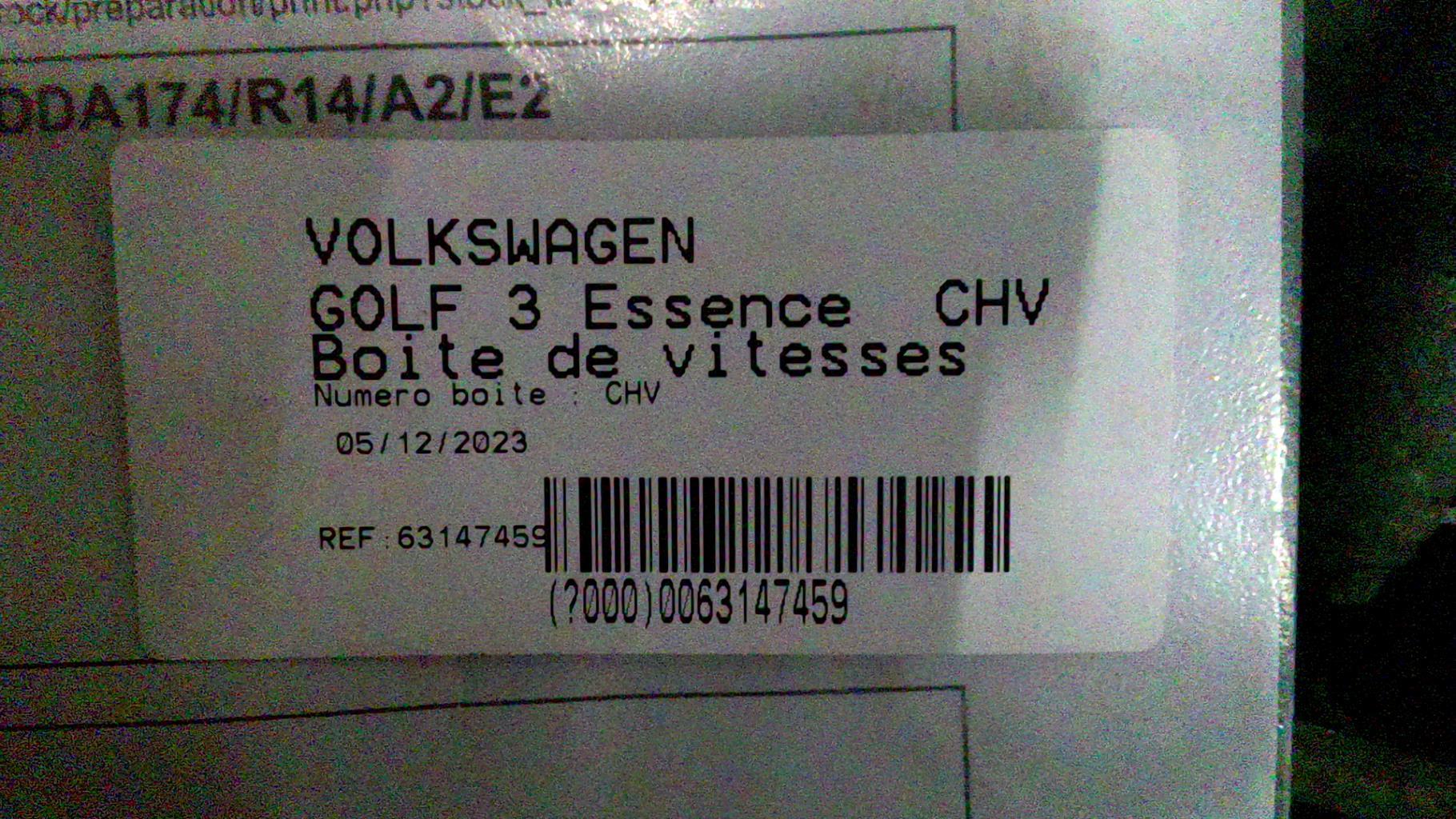 Boite de vitesses VOLKSWAGEN GOLF 3 Essence - 1