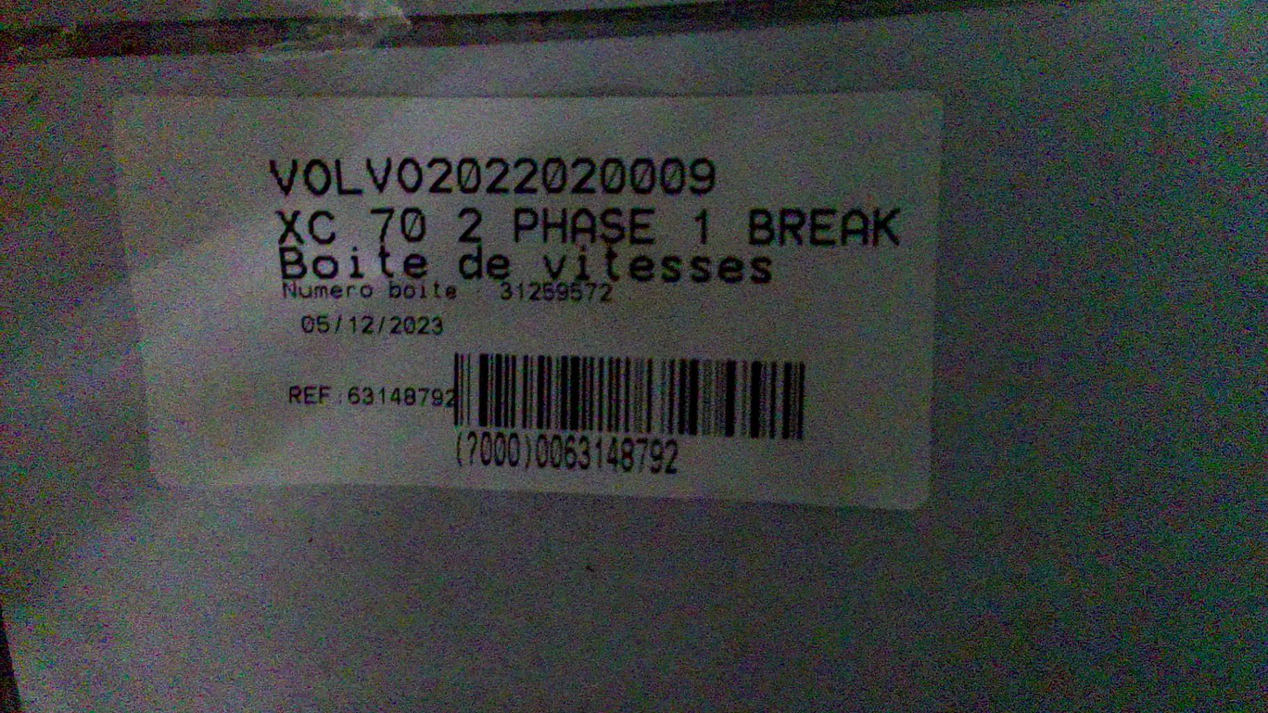 Boite de vitesses VOLVO XC 70 2 PHASE 1 BREAK Diesel - 1