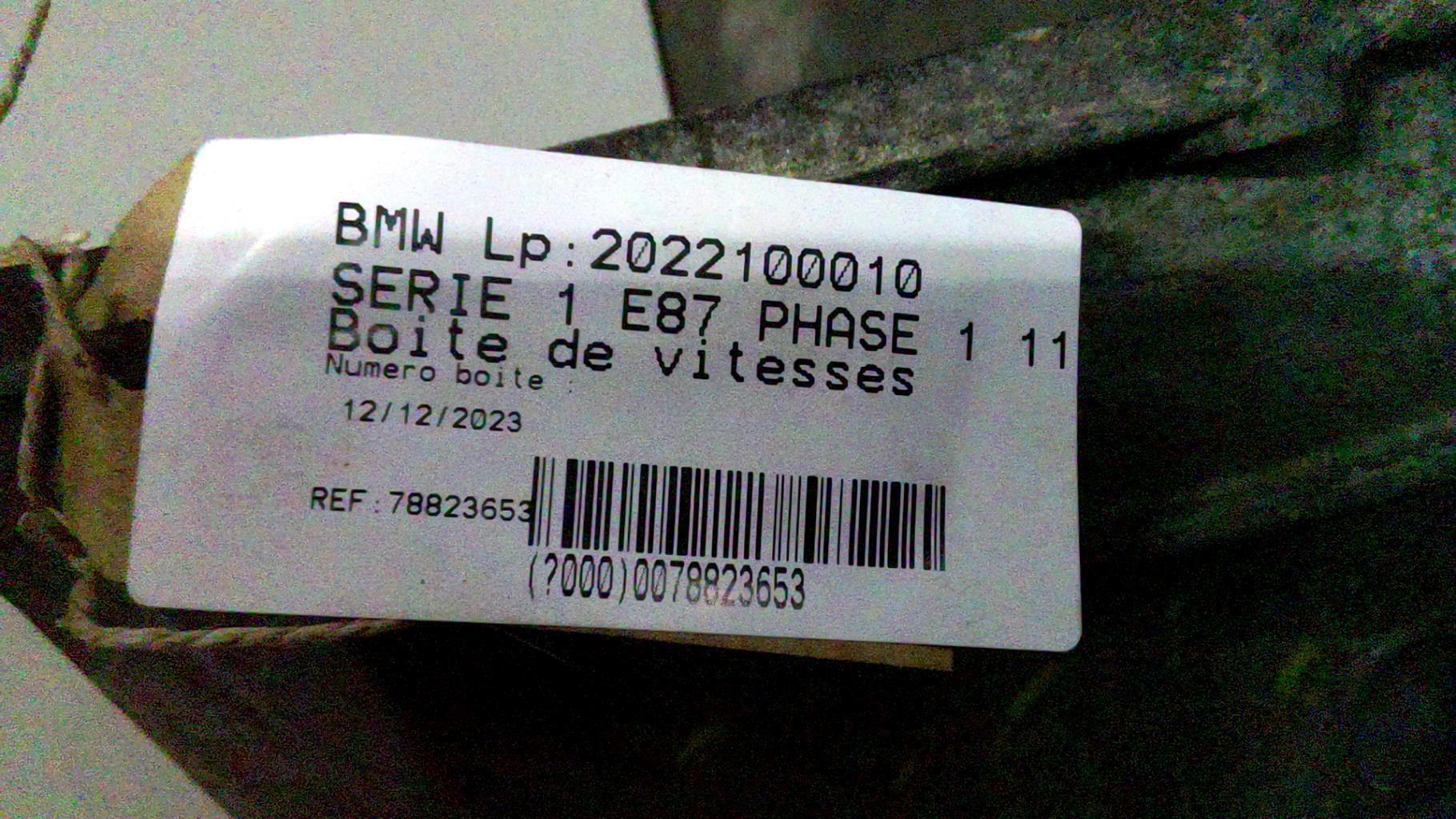 Boite de vitesses BMW SERIE 1 E87 PHASE 1 Diesel - 1
