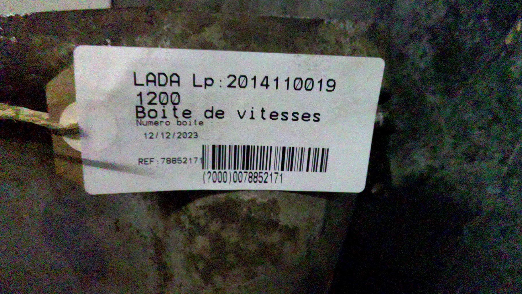 Boite de vitesses LADA 1200  - 1