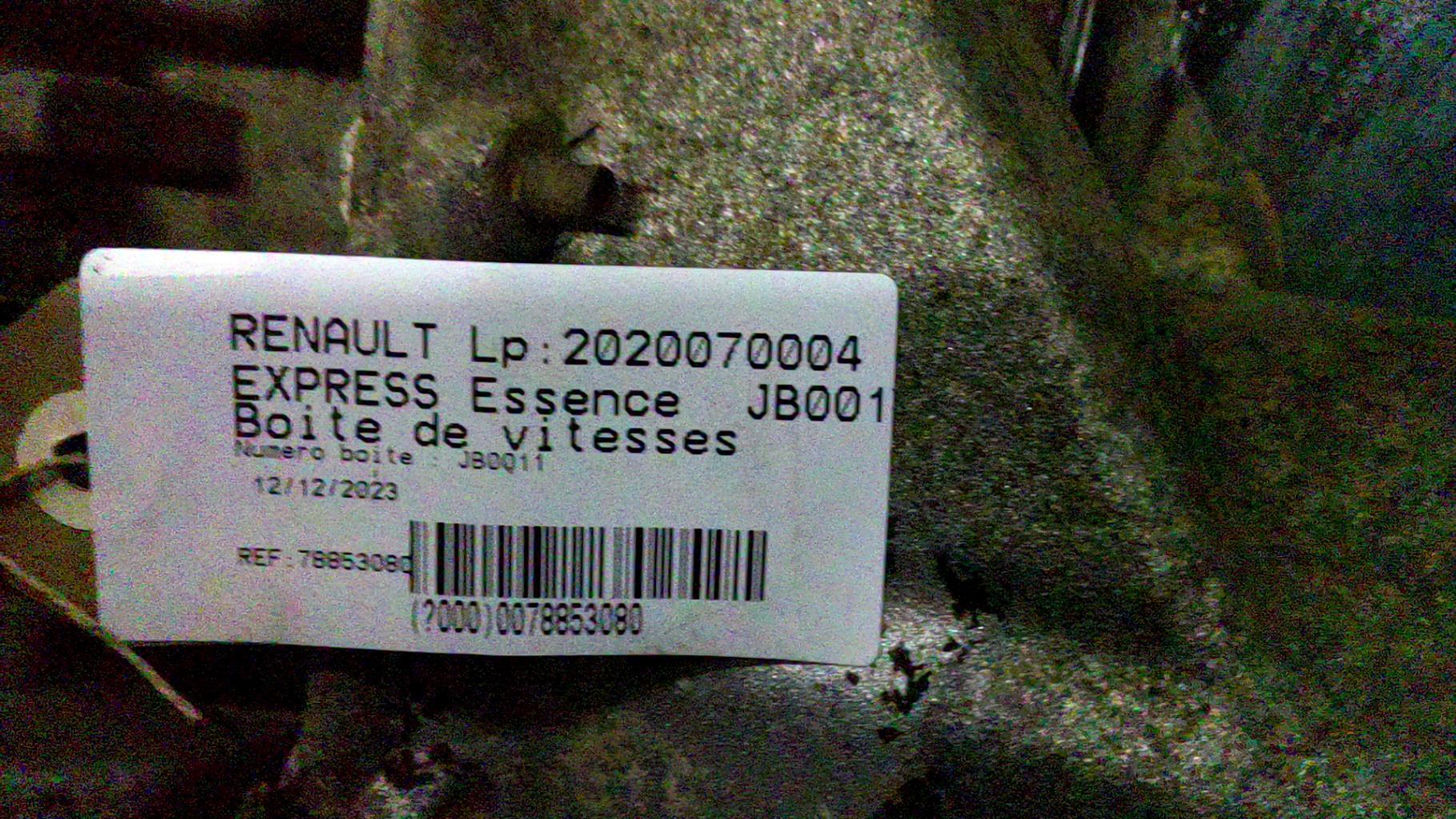 Boite de vitesses RENAULT EXPRESS Essence - 1