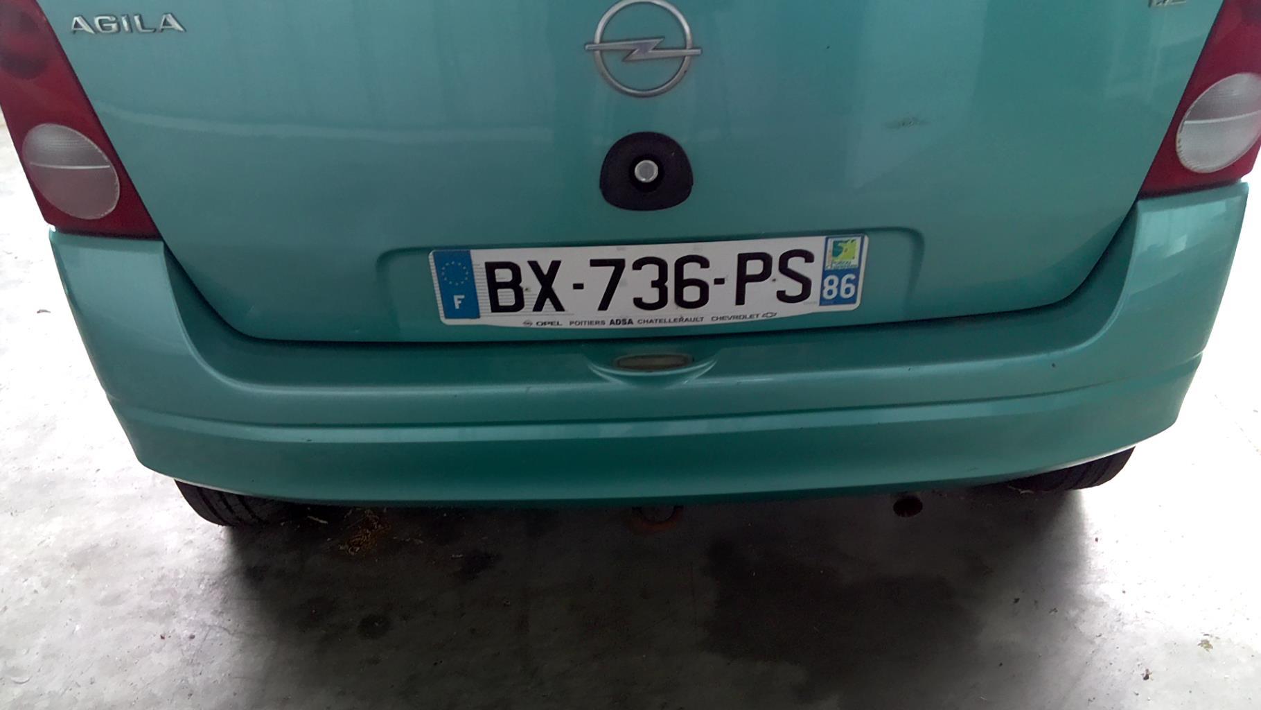Pare choc arriere OPEL AGILA A  - 1