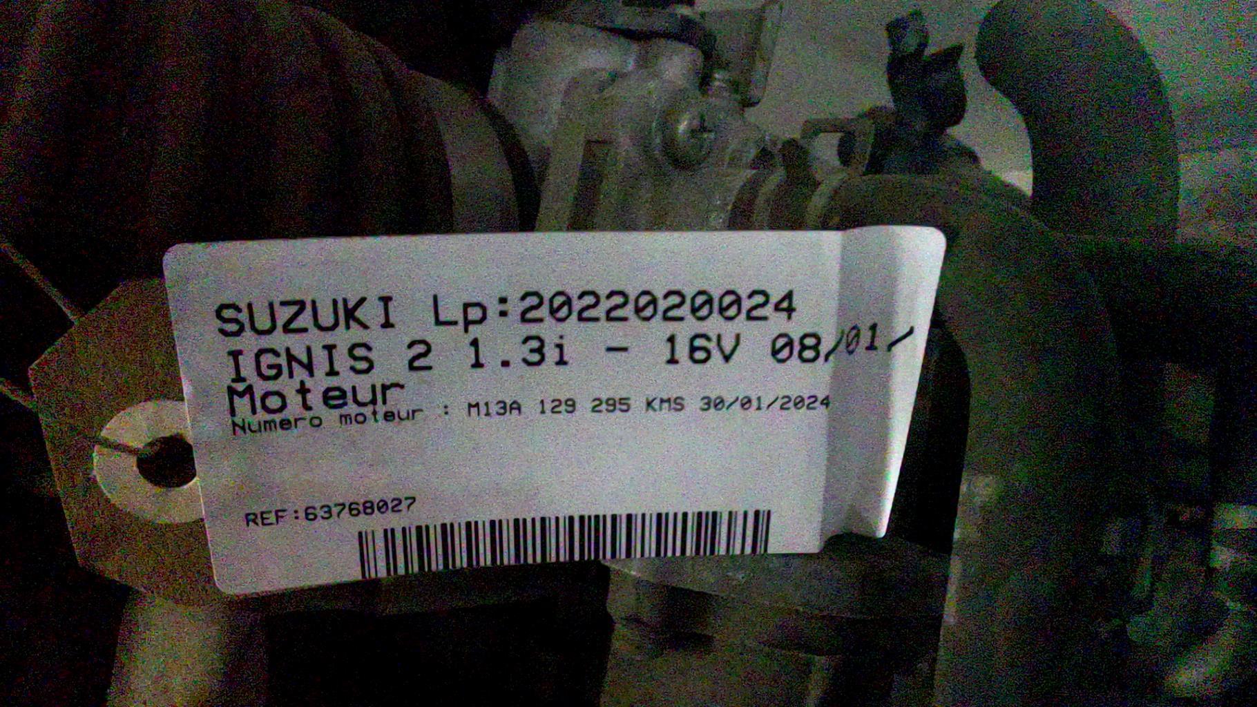 Moteur SUZUKI IGNIS 2 Essence - 1