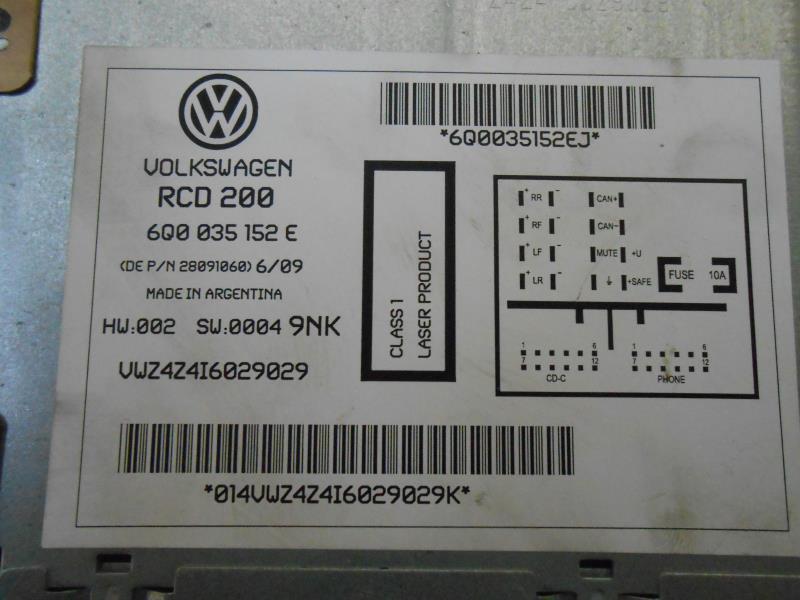 Autoradio originale VOLKSWAGEN POLO 4  - 1