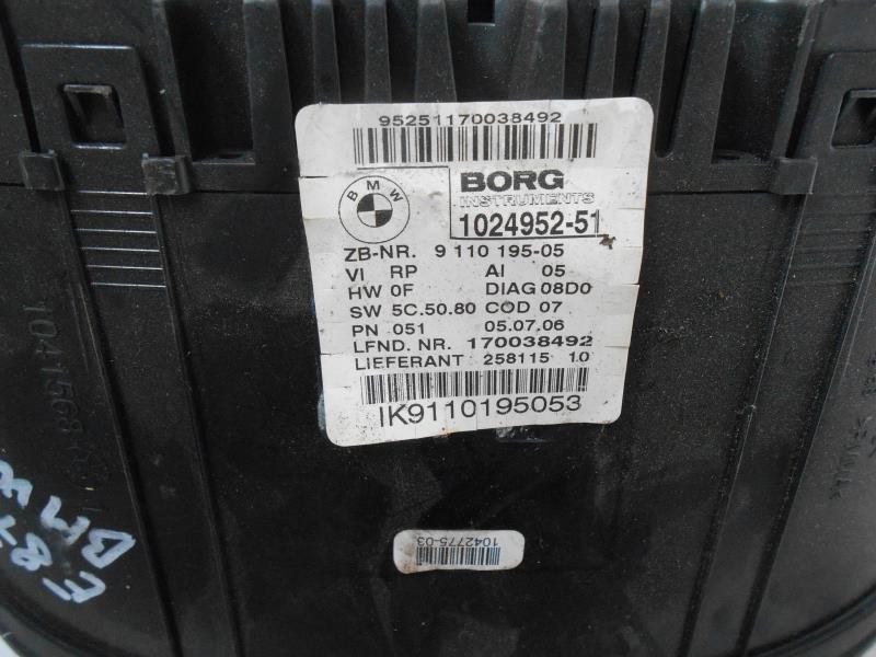 Compteur BMW SERIE 1 E87  - 1