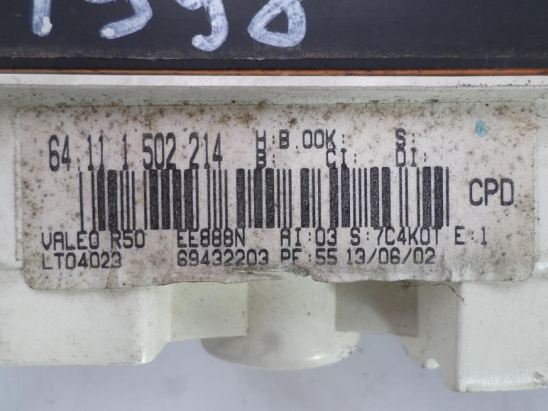Commande chauffage MINI MINI 1 R50/R53 PHASE 1 Essence - 1