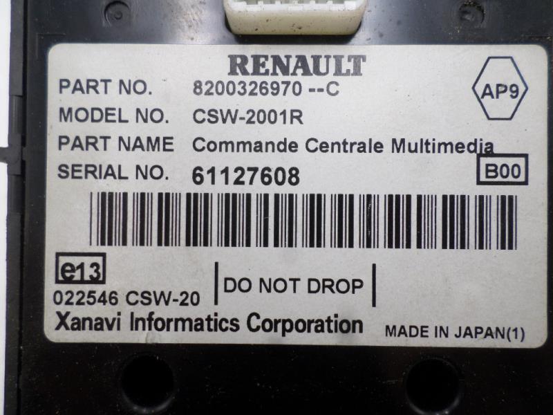 Commande GPS RENAULT GRAND SCENIC 2 PHASE 2  - 1