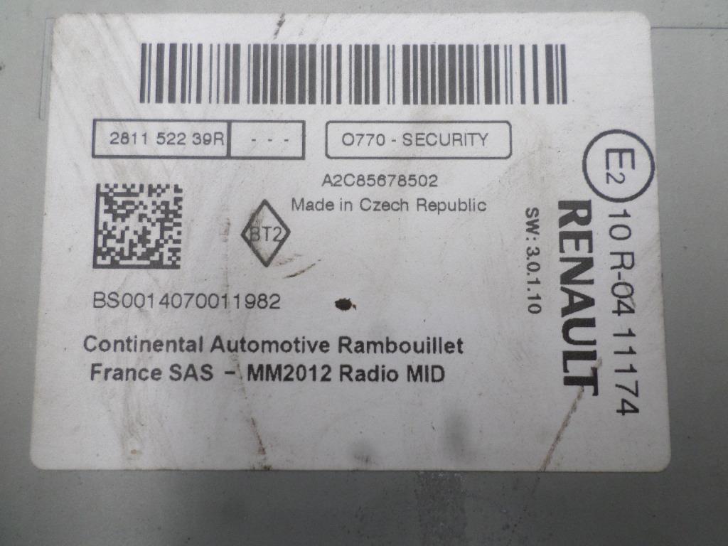 Autoradio originale RENAULT CAPTUR 1 PHASE 1 Diésel - 1