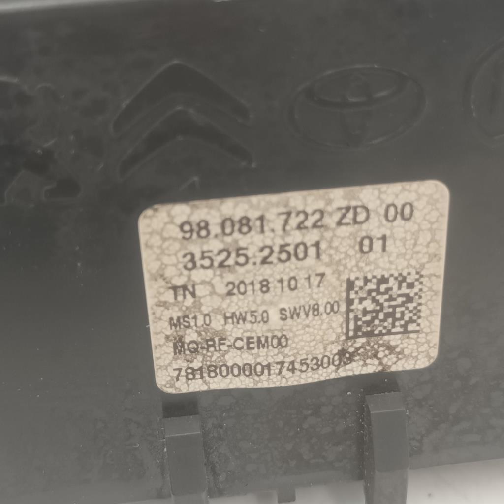 Commande chauffage PEUGEOT PARTNER 3 PHASE 1 Diesel - 1