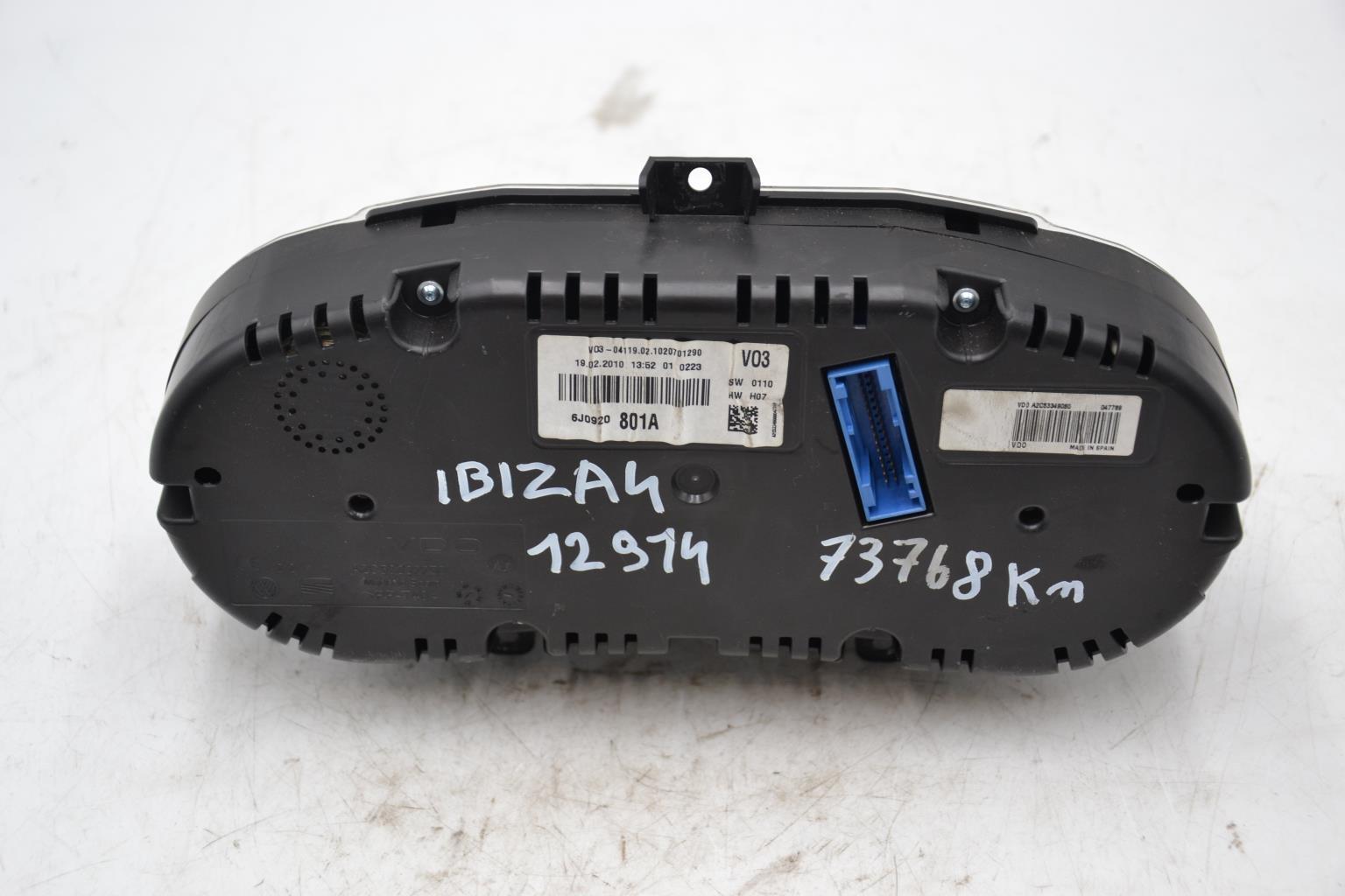 Compteur SEAT IBIZA 4 PHASE 1 COUPE Diesel - 1