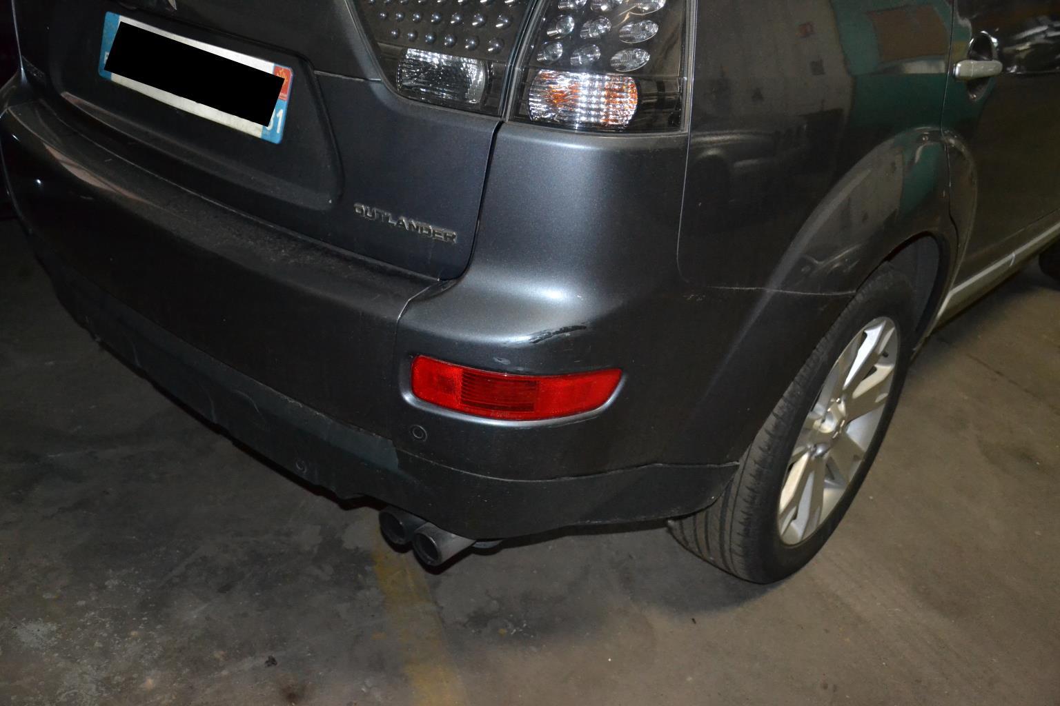 Pare choc arriere MITSUBISHI OUTLANDER 2 PHASE 1 Diesel - 1