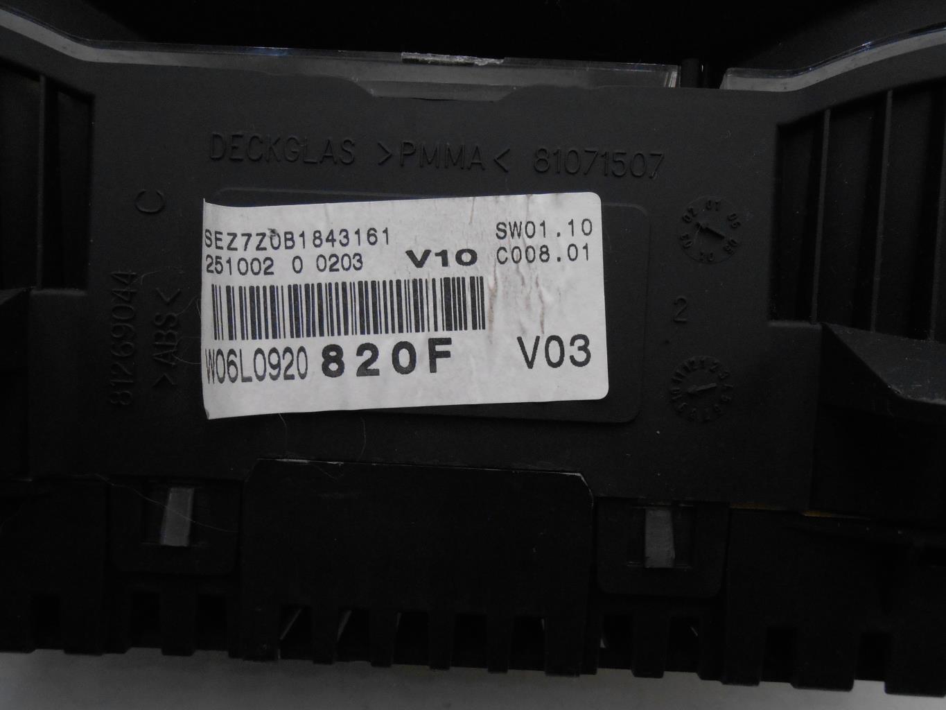 Compteur SEAT IBIZA 3 PHASE 1  - 1