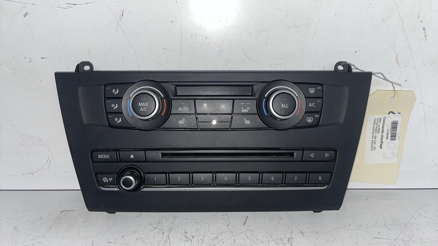 Commande chauffage BMW X3 F25 PHASE 1 Diesel - 1