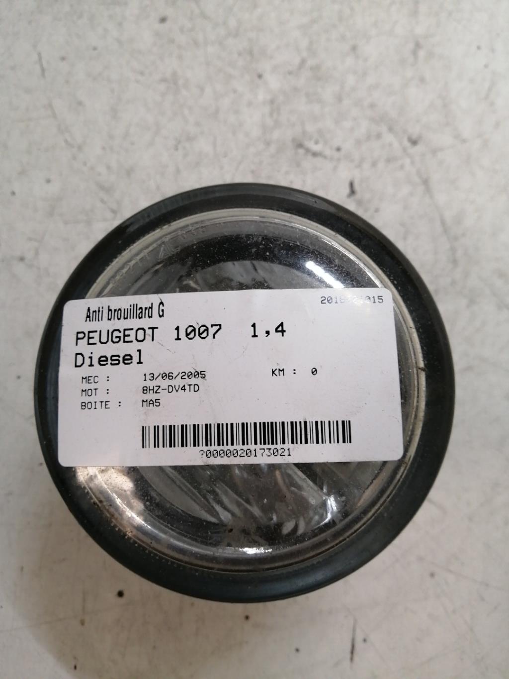 Anti brouillard gauche (feux) PEUGEOT 1007 Diesel - 1