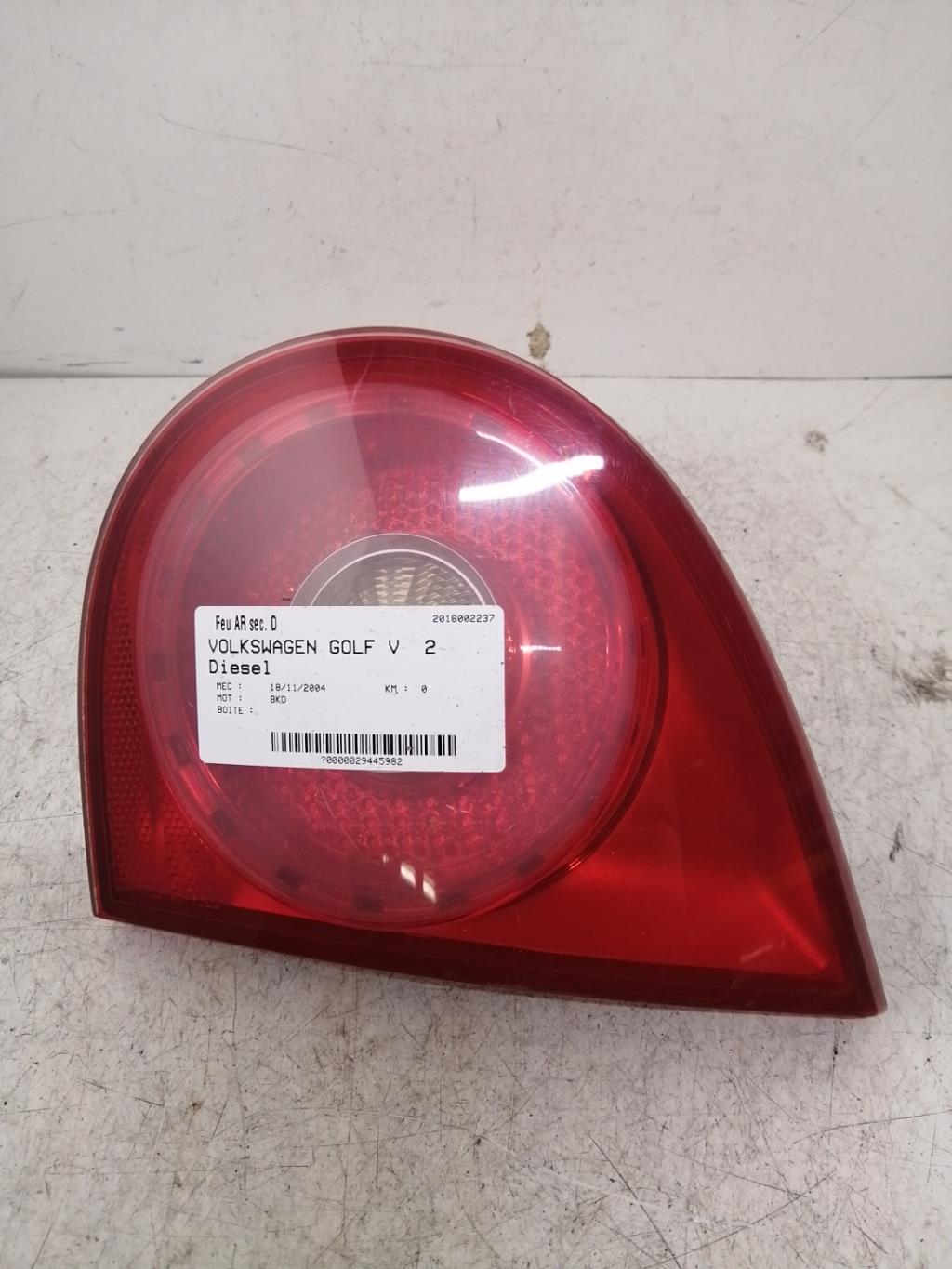 Feu arriere secondaire droit (feux) VOLKSWAGEN GOLF 5 Diesel - 1