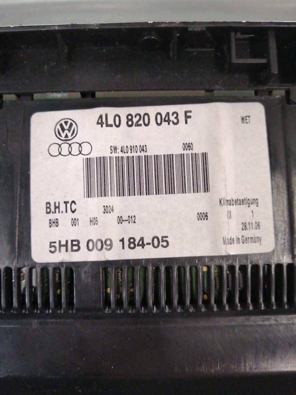 Commande chauffage AUDI Q7 1 PHASE 1 Diesel - 1