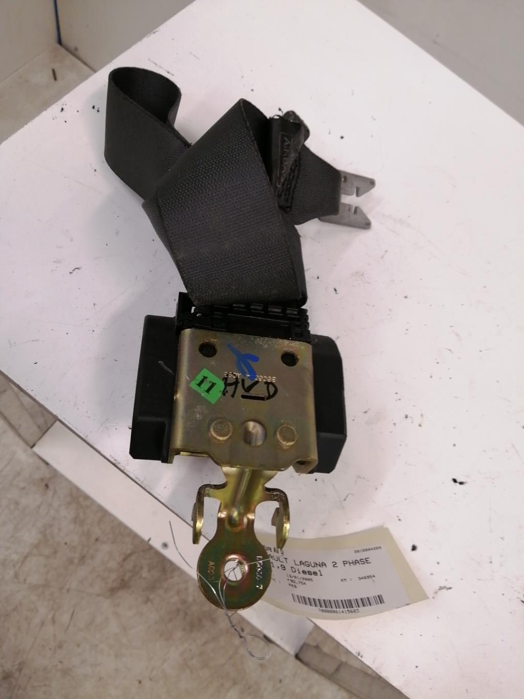 Ceinture avant droit RENAULT LAGUNA 2 PHASE 1 Diesel - 1