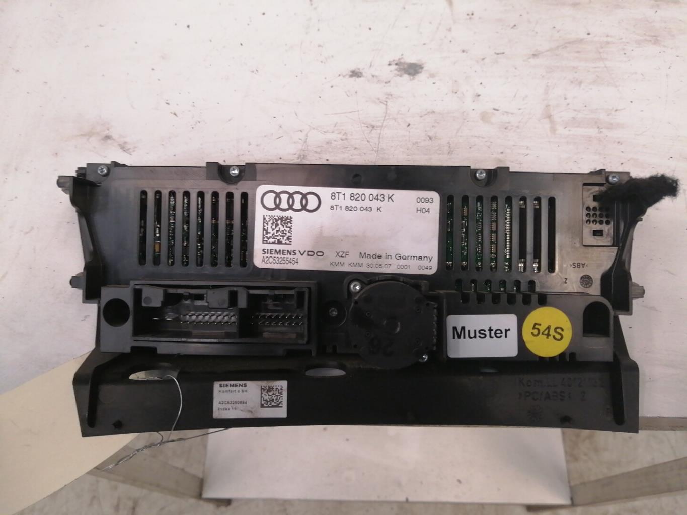 Commande chauffage AUDI A5 1 COUPE PHASE 1 Diesel - 1