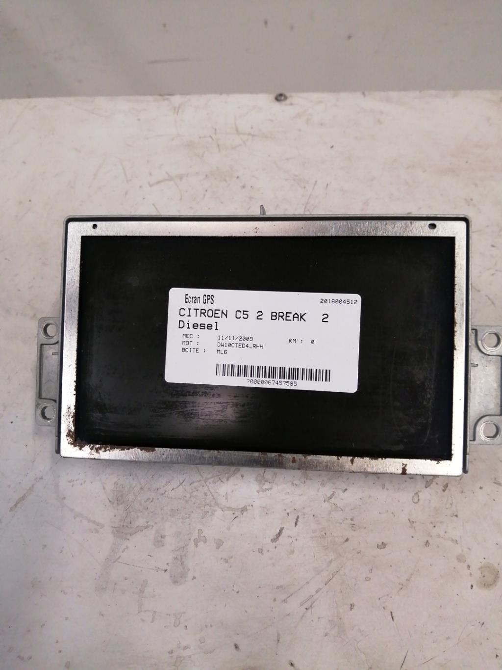 Ecran GPS CITROEN C5 2 BREAK Diesel - 1