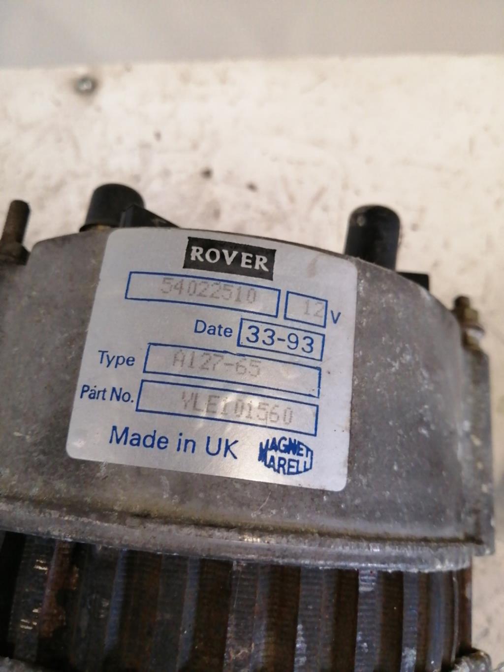 Alternateur ROVER 200 1 PHASE 2 Essence - 1