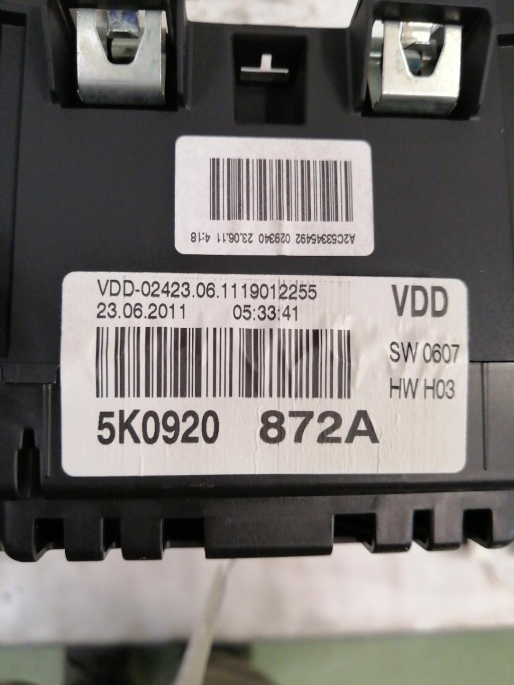 Compteur VOLKSWAGEN GOLF 6 Diesel - 1