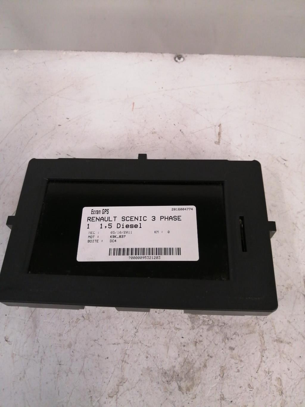 Ecran GPS RENAULT SCENIC 3 PHASE 1 Diesel - 1