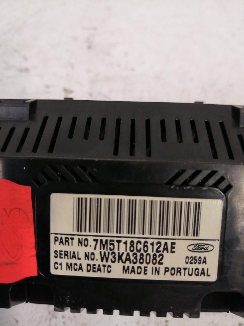 Commande chauffage FORD C-MAX 1 PHASE 2 Diesel - 1