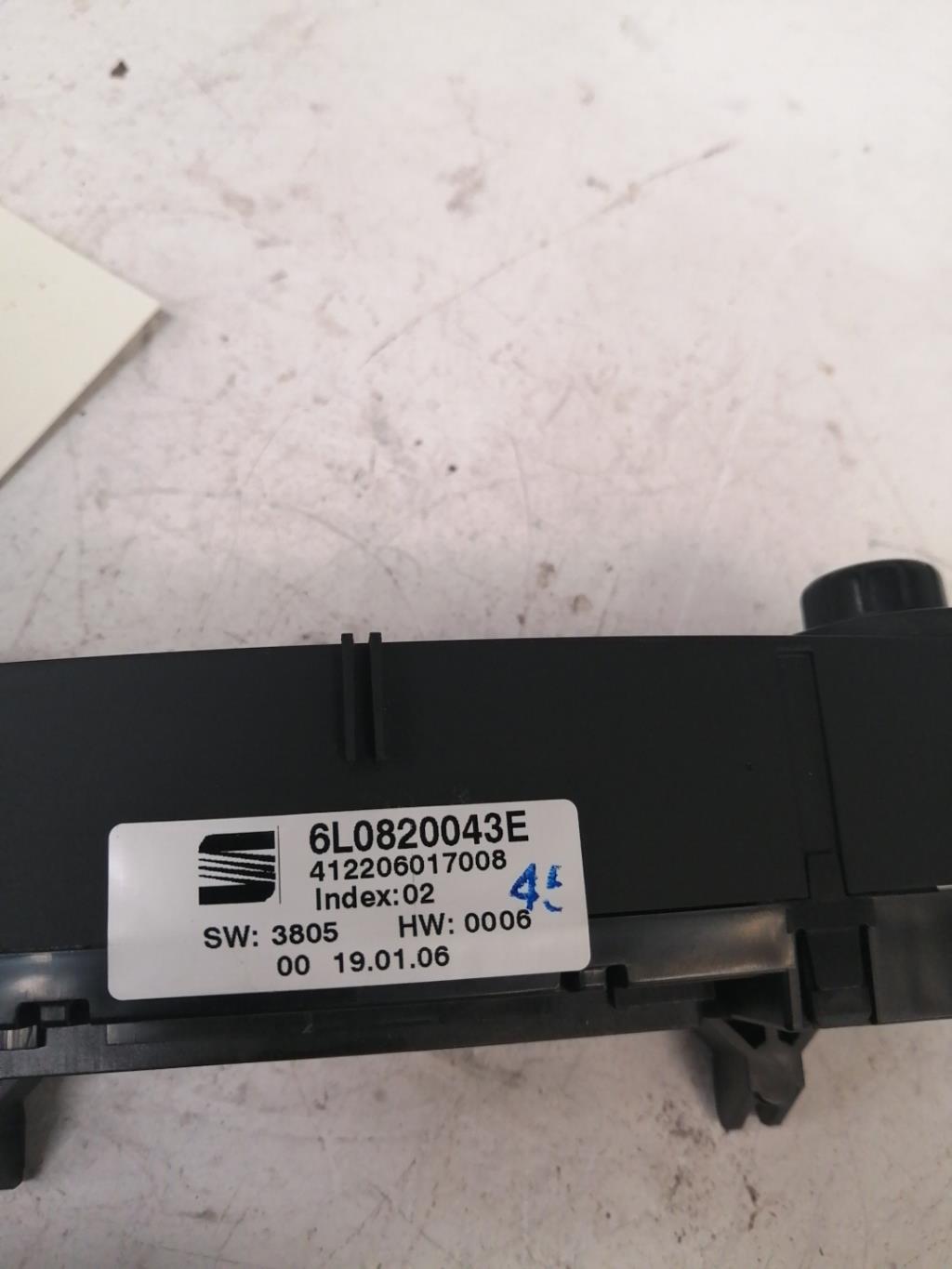 Commande chauffage SEAT IBIZA 3 PHASE 1 Diesel - 1