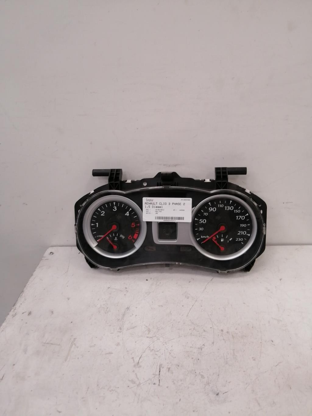 Compteur RENAULT CLIO 3 PHASE 2 Diesel - 1