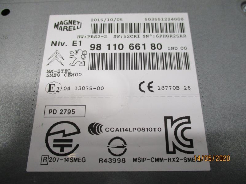 Autoradio originale PEUGEOT 208 1 PHASE 2 Gasolina - 1