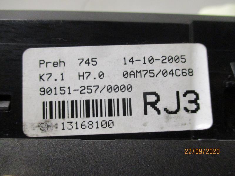 Commande chauffage OPEL ZAFIRA B PHASE 1 Diesel - 1