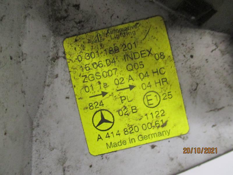 Gruppo ottico anteriore principale sinistro (luci)(faro) MERCEDES VANEO 414 Diésel - 1