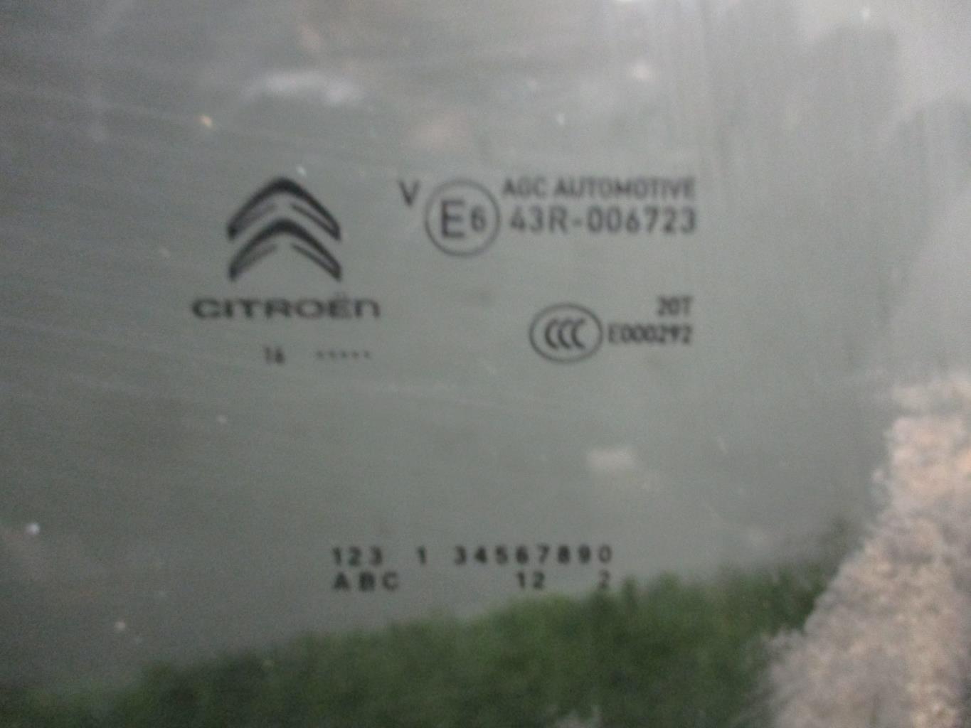 Luna trasera derecha CITROEN C3 3 PHASE 1 Diésel - 1