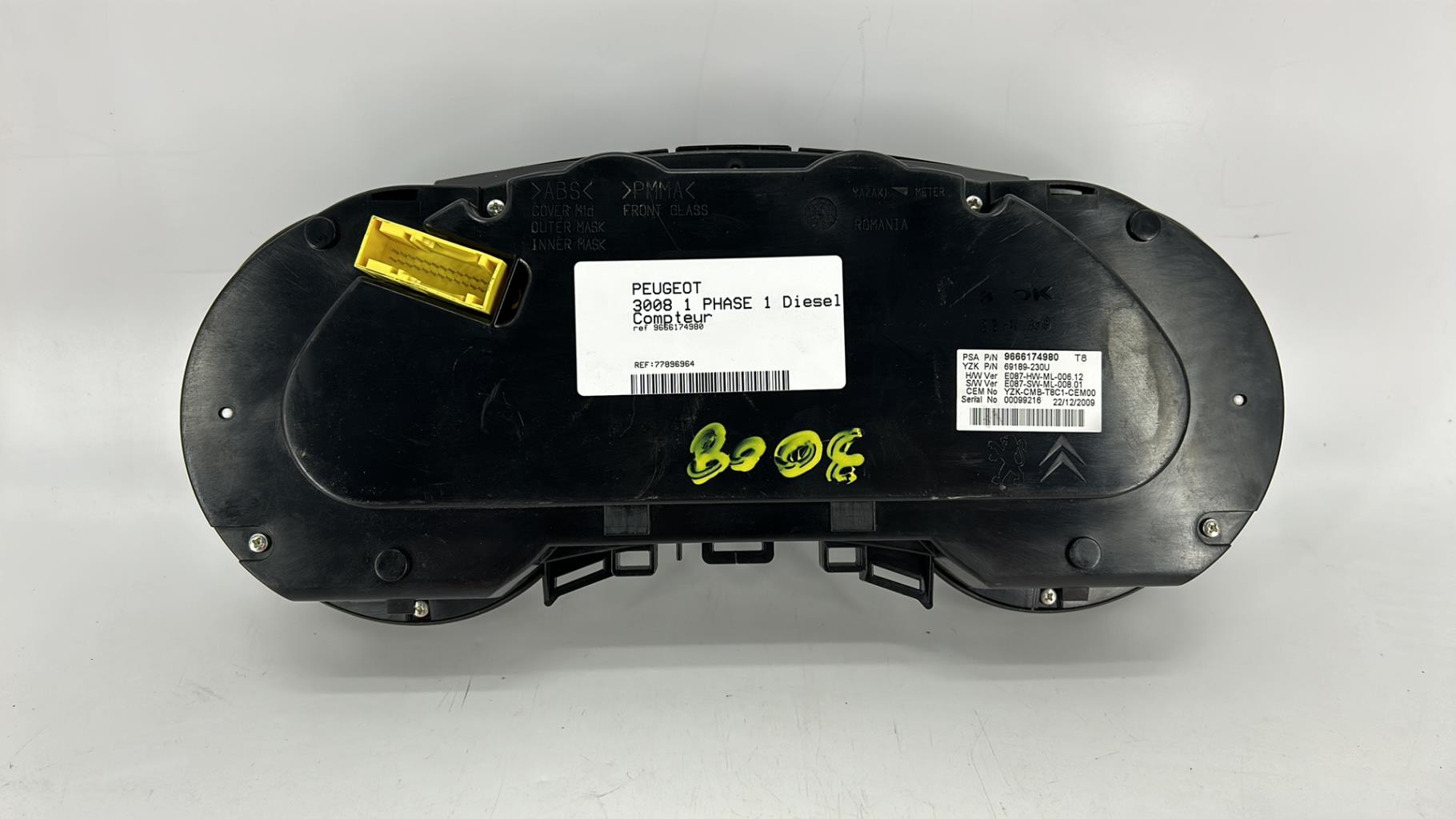 Compteur PEUGEOT 3008 1 PHASE 1 Diesel - 1