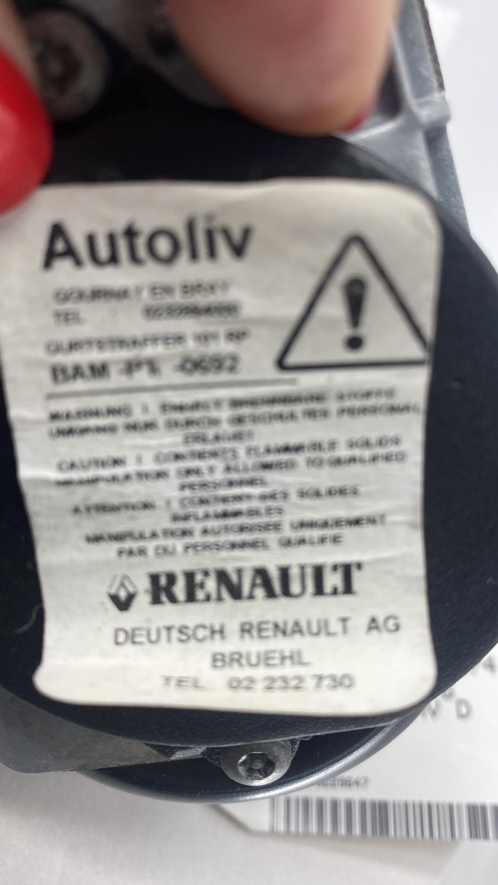 Ceinture avant droit RENAULT SCENIC 3 PHASE 3 Diesel - 1