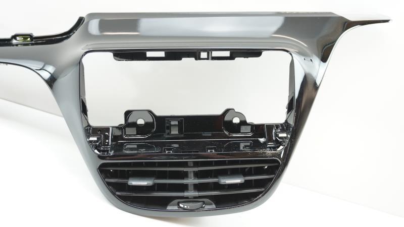 Garniture Console Centrale Fibre Carbone Pour Peugeot 208 (2020-2025) | Protection Anti-rayures, Adhésif 3M | 2 Pièces, Installation Facile